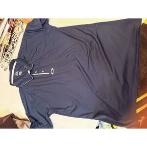 Oakley Men's Navy Golf Polo Shirt Size XL